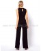 Black Jumpsuit with Knot Front